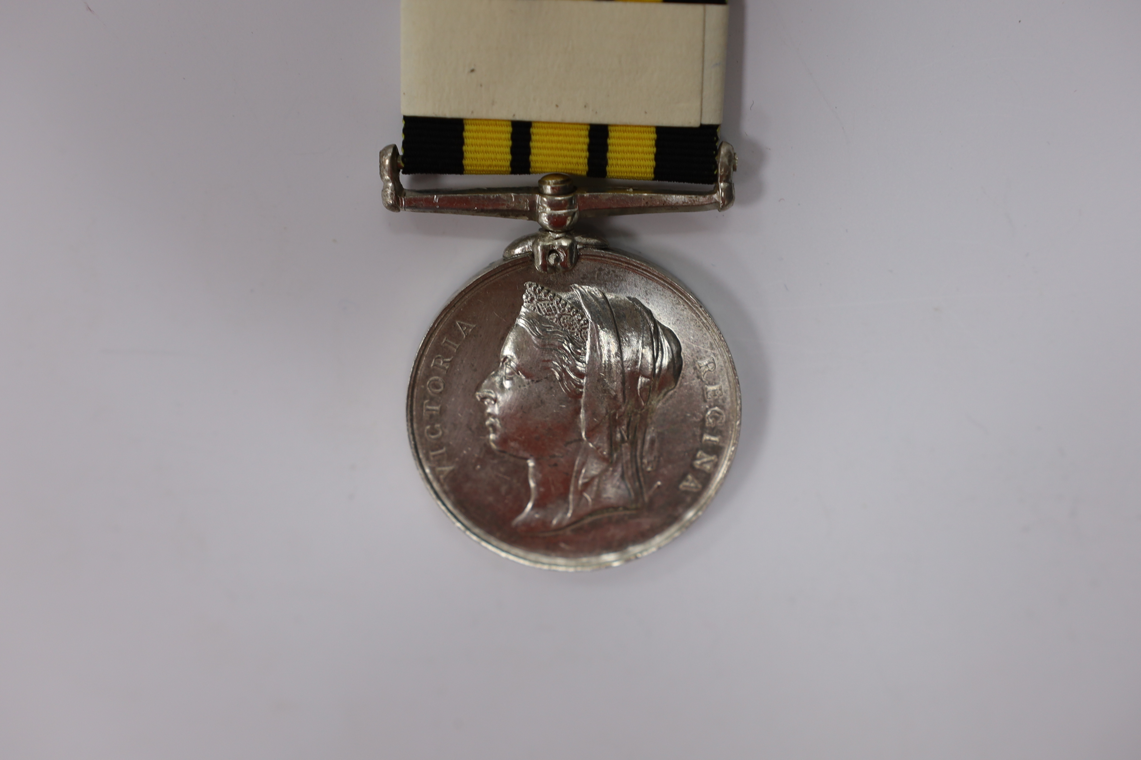 An Ashantee Medal 1874 to 1624 Pte E.Moon 2/W.I.Regt.